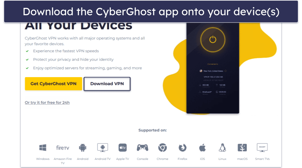 Try CyberGhost VPN Risk-Free for 45 Days (Step-By-Step Guide)