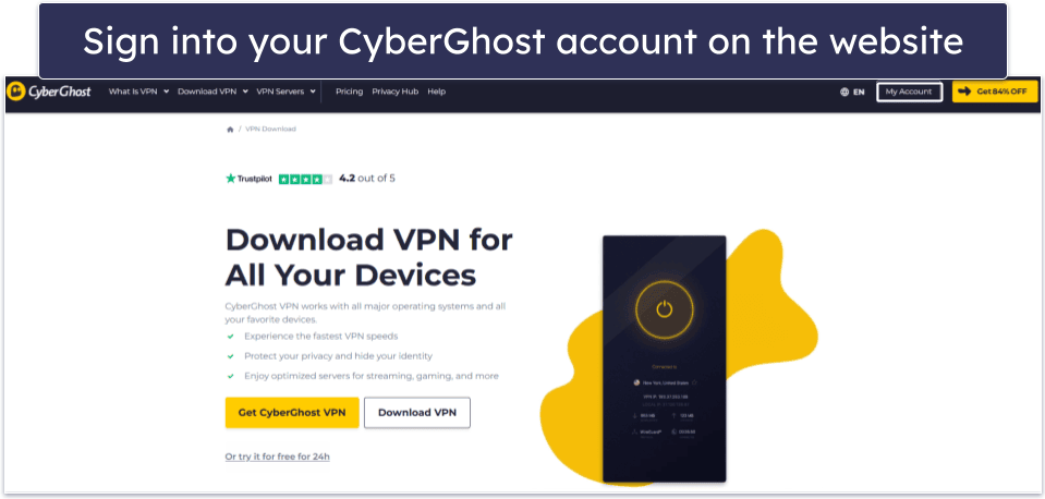 Try CyberGhost VPN Risk-Free for 45 Days (Step-By-Step Guide)