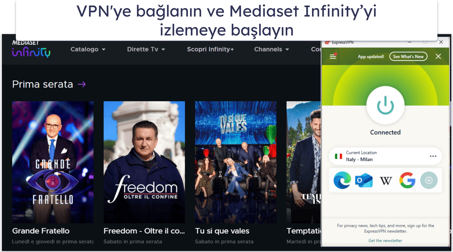 Herhangi Bir Cihazda MediaSet Infinity Nasıl İzlenir