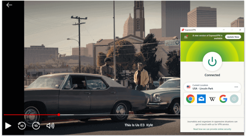 🥇1. ExpressVPN — Best VPN for Watching This Is Us in 2025
