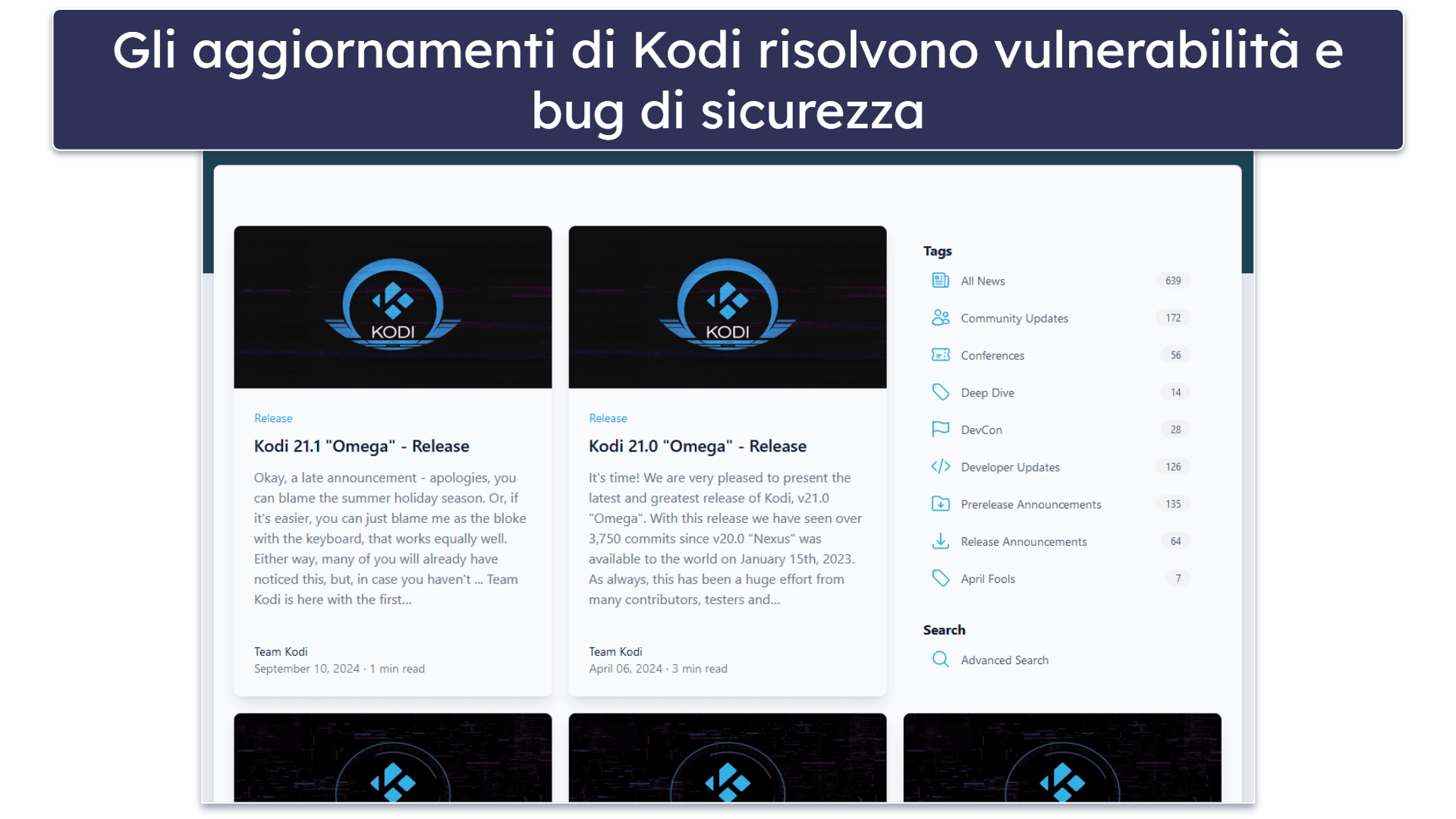 Suggerimenti per usare Kodi in modo sicuro