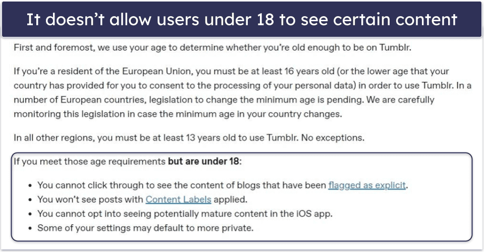 What Age Is Tumblr Appropriate For?