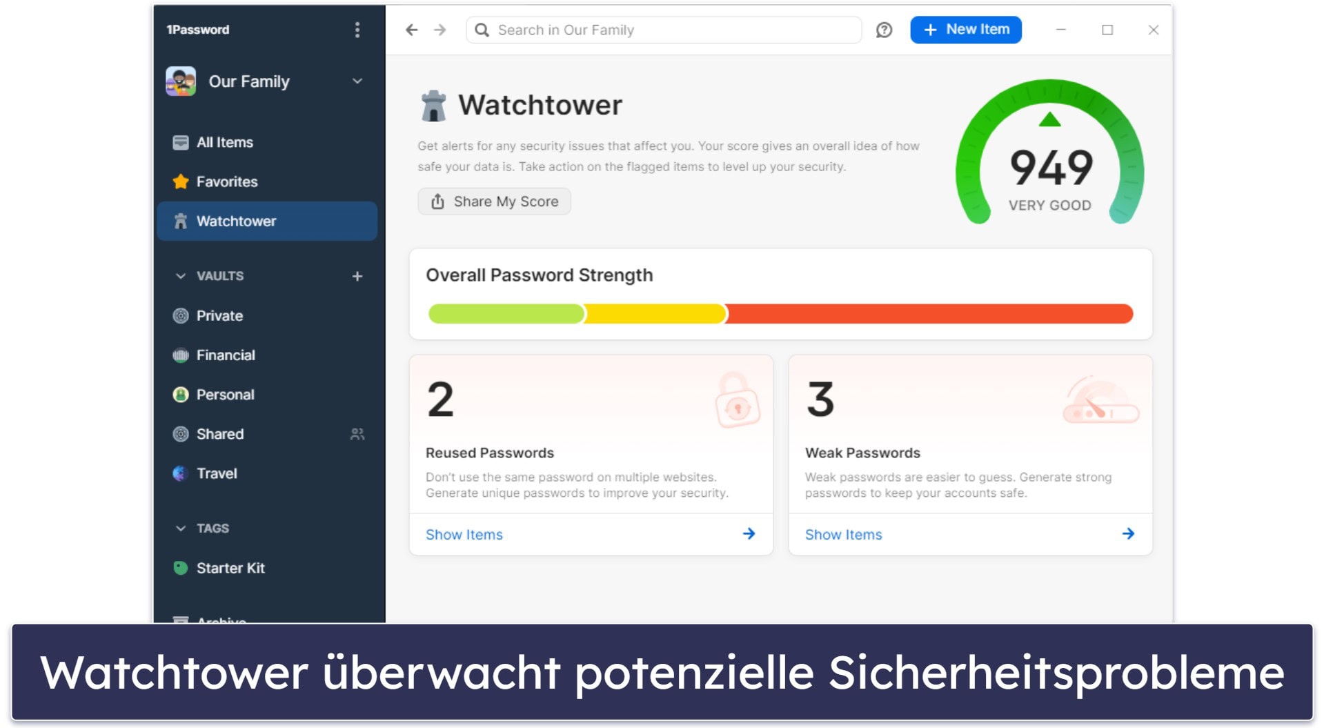 🥇1. 1Password — Der beste Passwortmanager für Linux