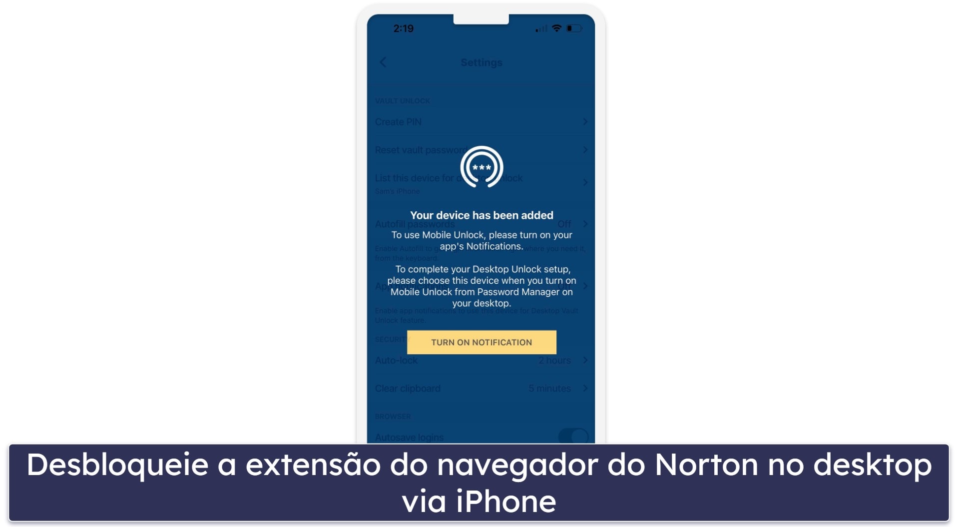 Bônus. Norton Password Manager: excelente opção gratuita com um App intuitivo para iOS