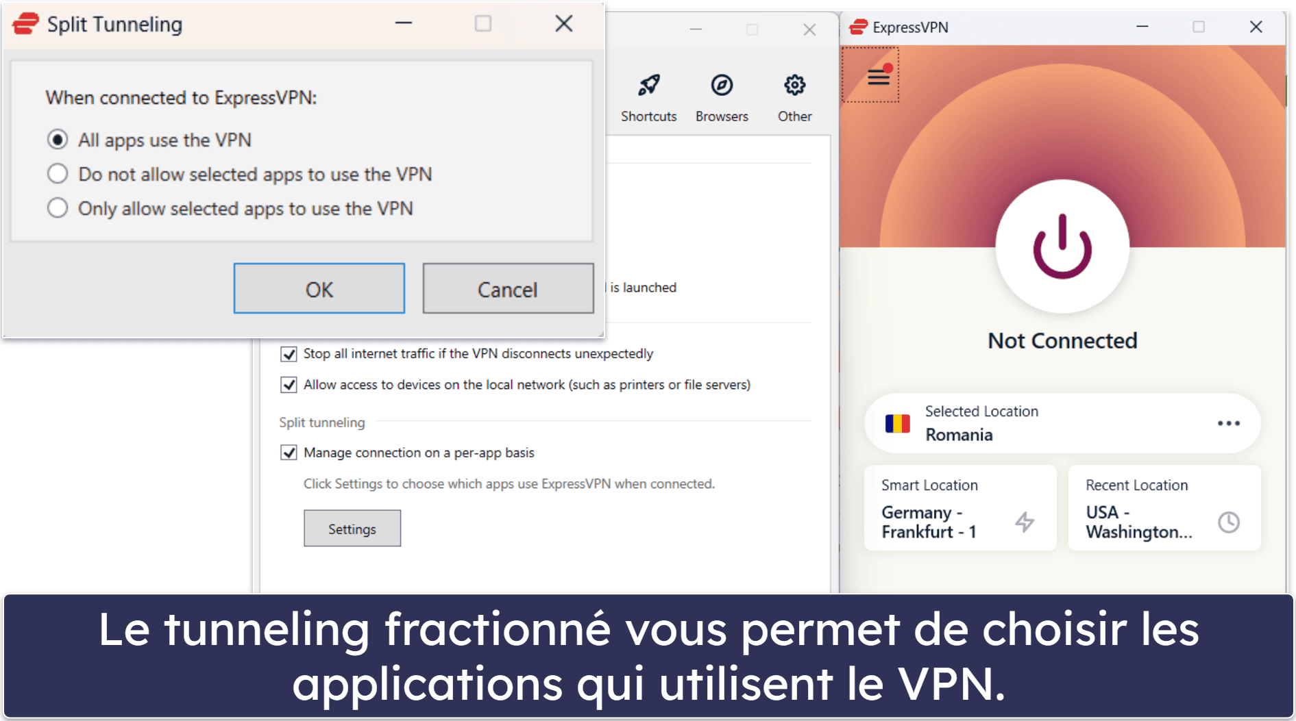 🥇1. ExpressVPN — Meilleur VPN pour l’Argentine