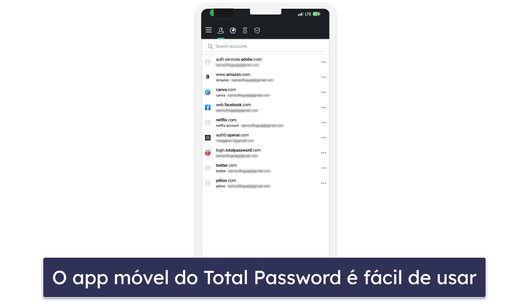 8. Total Password: gerenciamento simples e seguro de senhas para iOS