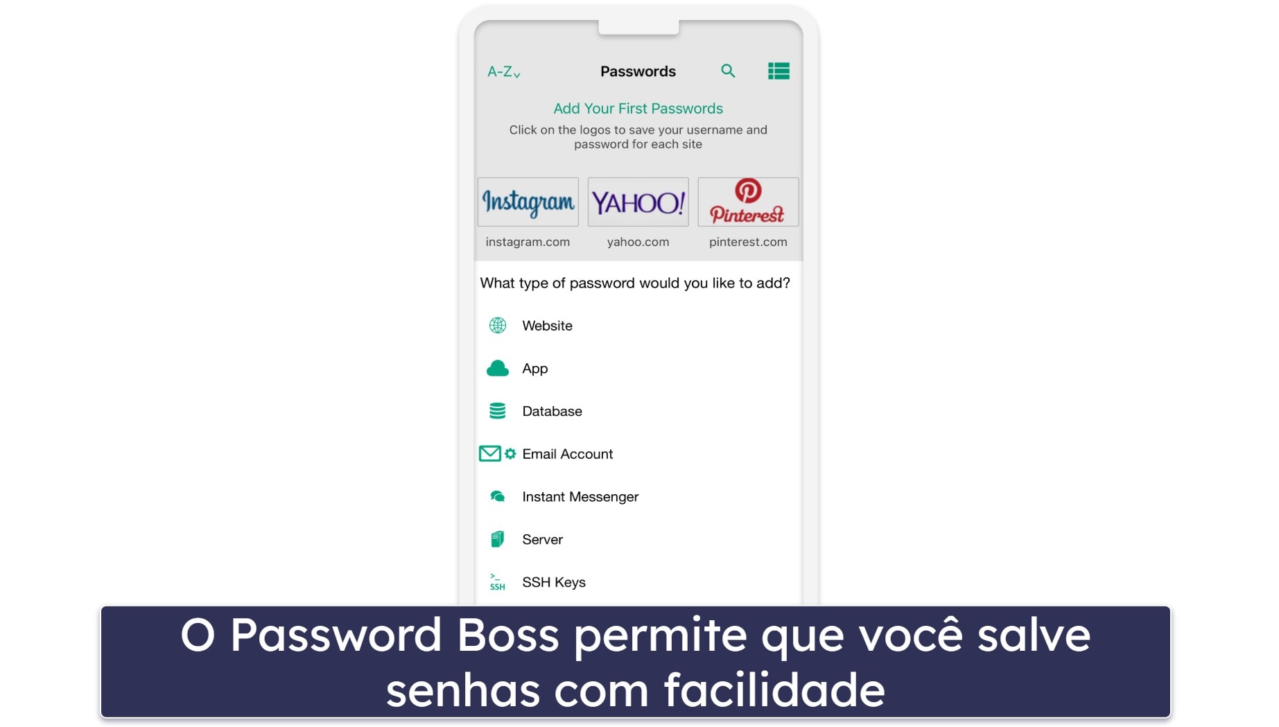 10. Password Boss: aplicativo para iOS bem projetado com uma gama decente de recursos