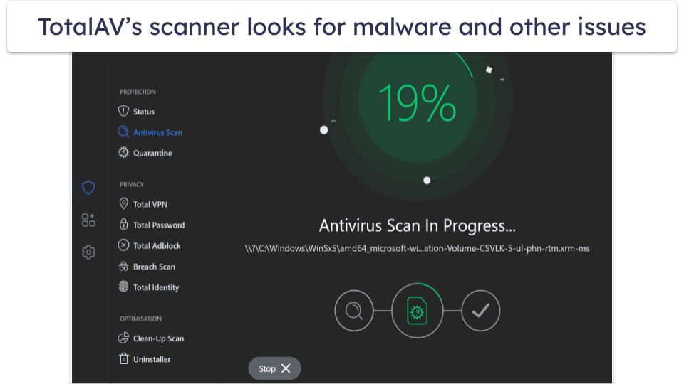 🥉3. TotalAV — Best for Ease of Use (Super Beginner-Friendly)