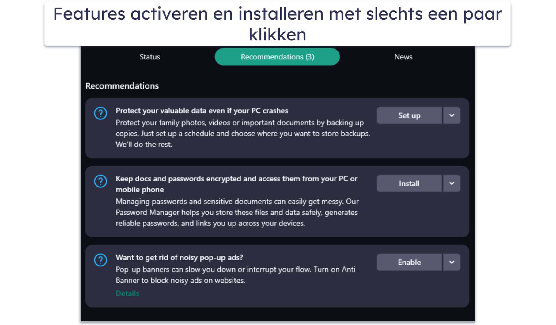 Gebruiksgemak en installatie — een eenvoudige interface en veel aanpassingsopties