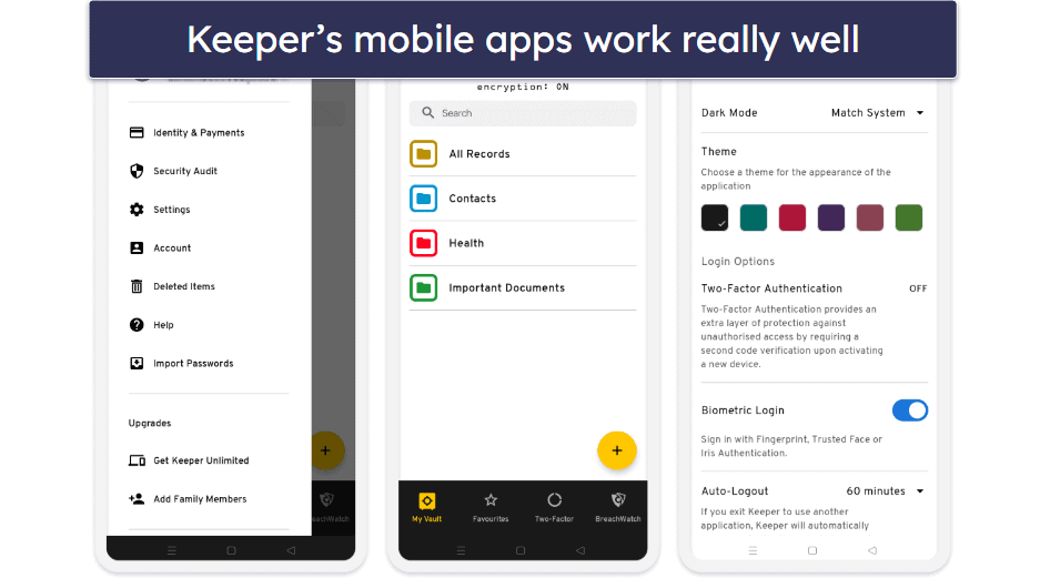 Keeper Mobile App — Well-Designed Password Management for Android &amp; iOS