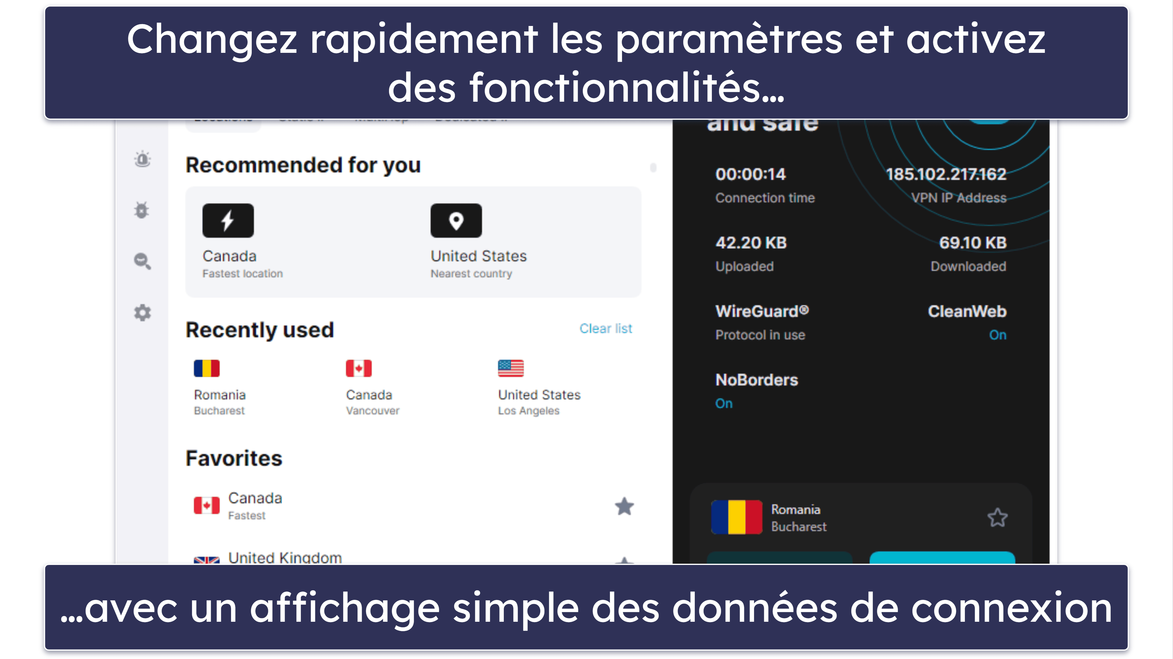 Surfshark et la simplicité d’utilisation : applis mobiles et de bureau avec une interface simple sur tous les appareils