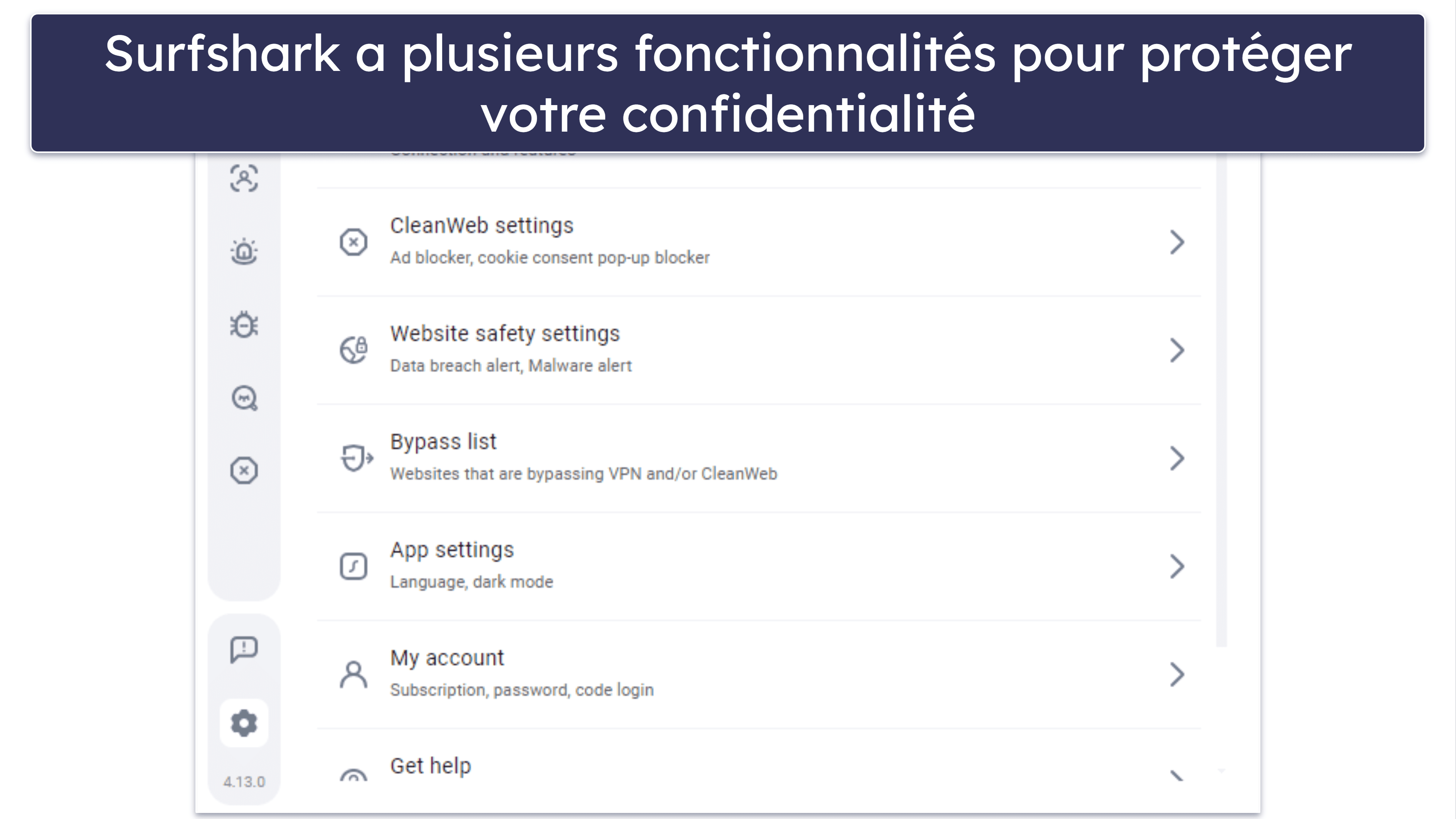 Surfshark et la simplicité d’utilisation : applis mobiles et de bureau avec une interface simple sur tous les appareils