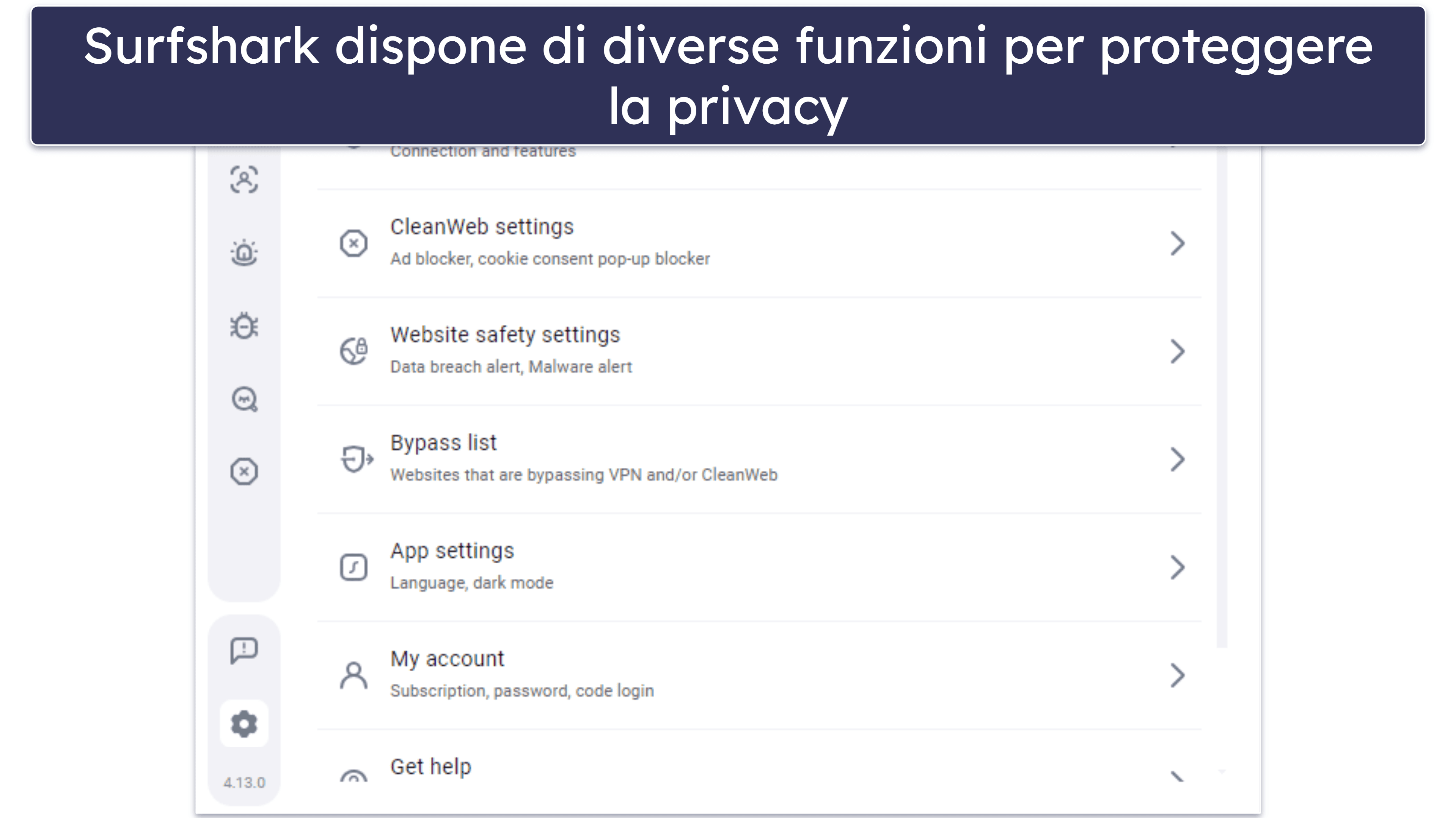 Facilità d’uso di Surfshark: app per dispositivi mobili e desktop + interfaccia intuitiva per tutti i dispositivi