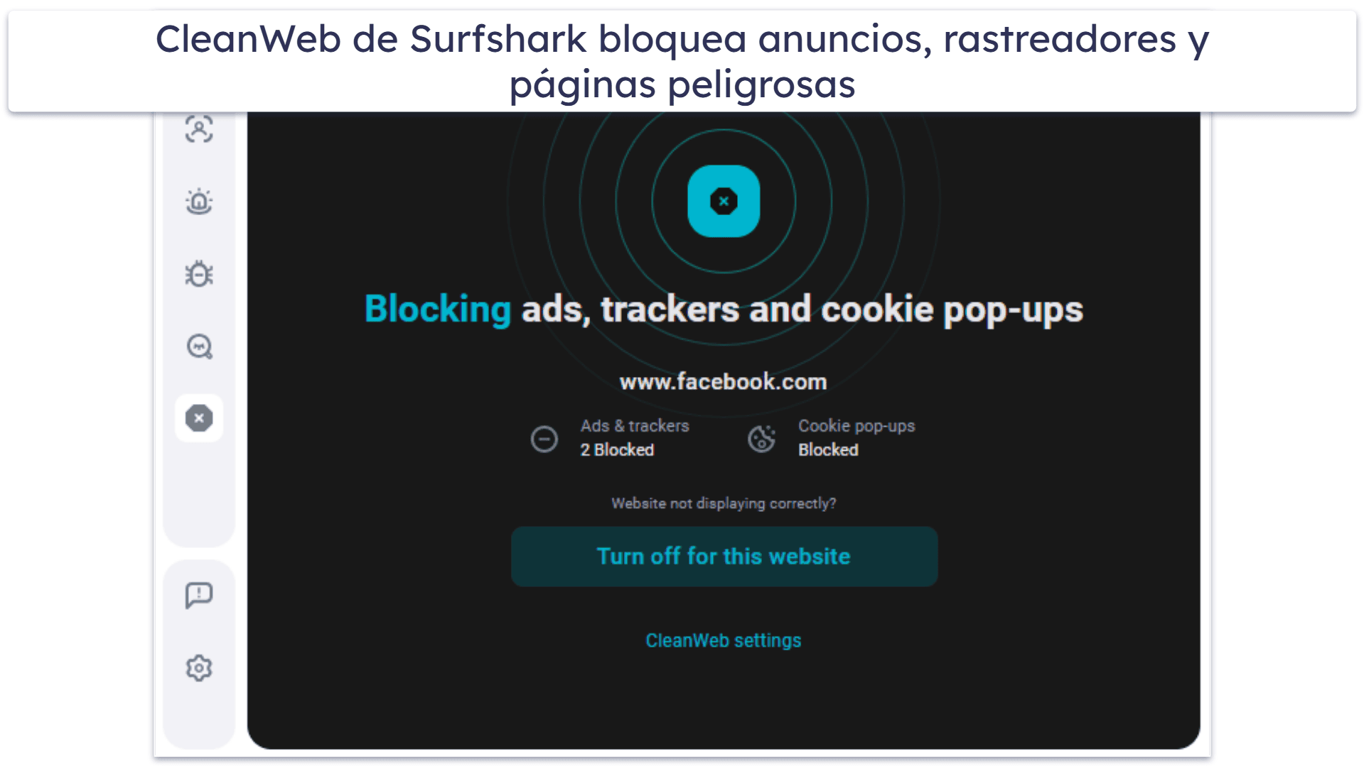 Características de Surfshark