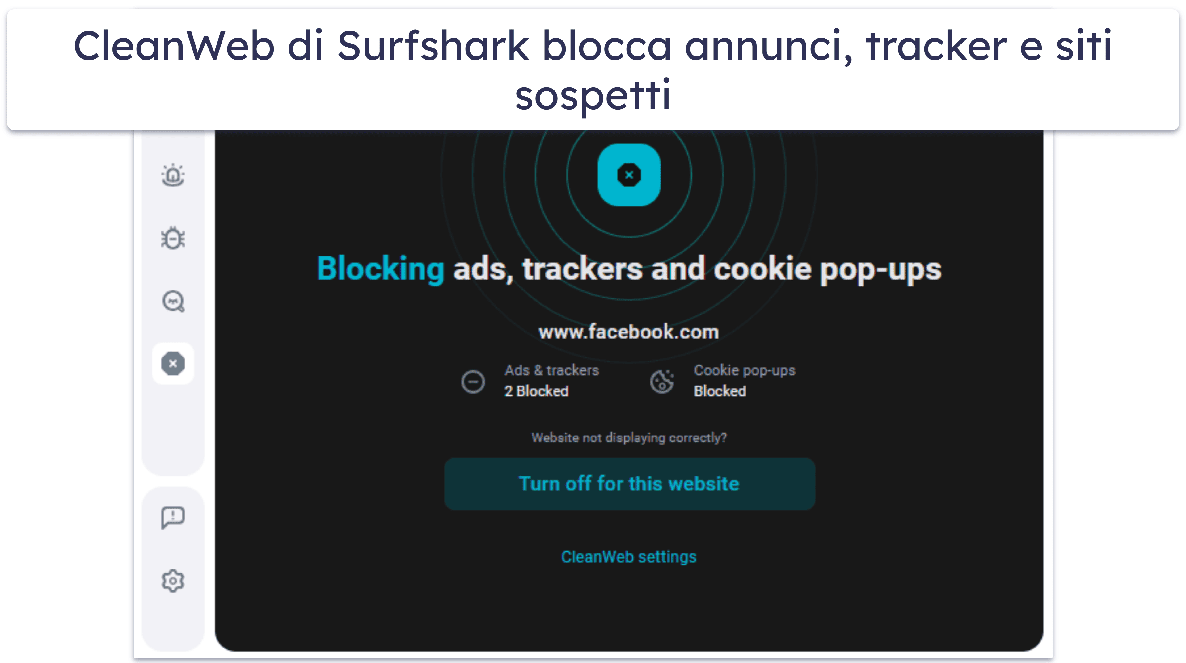 Caratteristiche e funzioni di Surfshark