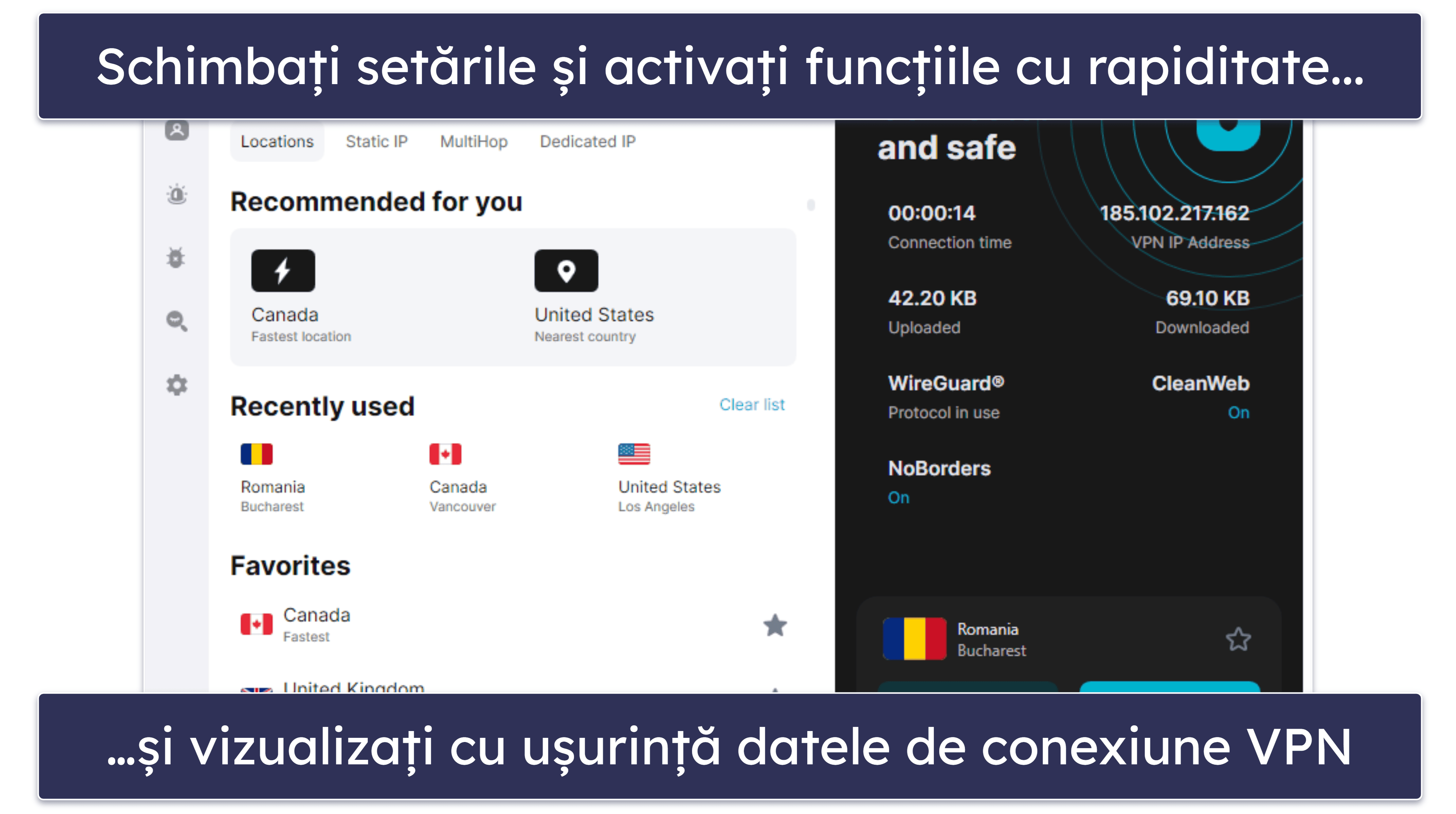 Ușurință de utilizare cu Surfshark: Mobil și Aplicații desktop — Interfață ușor de utilizat pentru toate dispozitivele