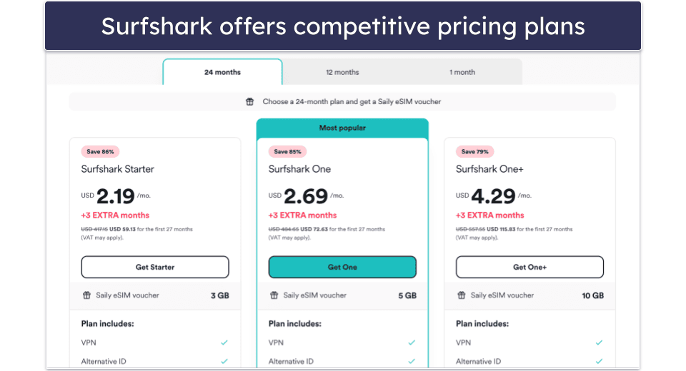 5. Surfshark — Super Affordable VPN