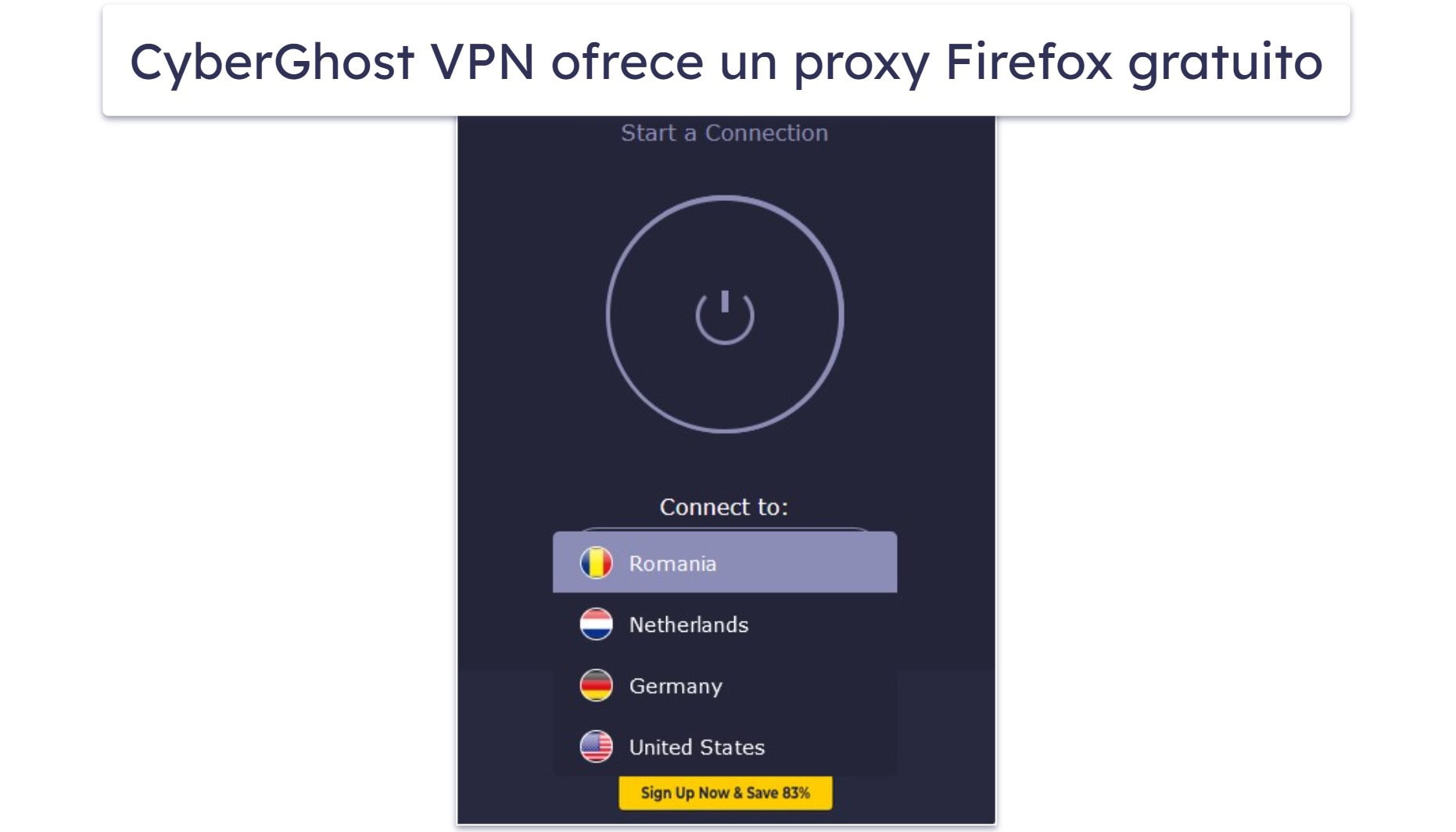 3. CyberGhost VPN: buena para streaming con herramientas de automatización