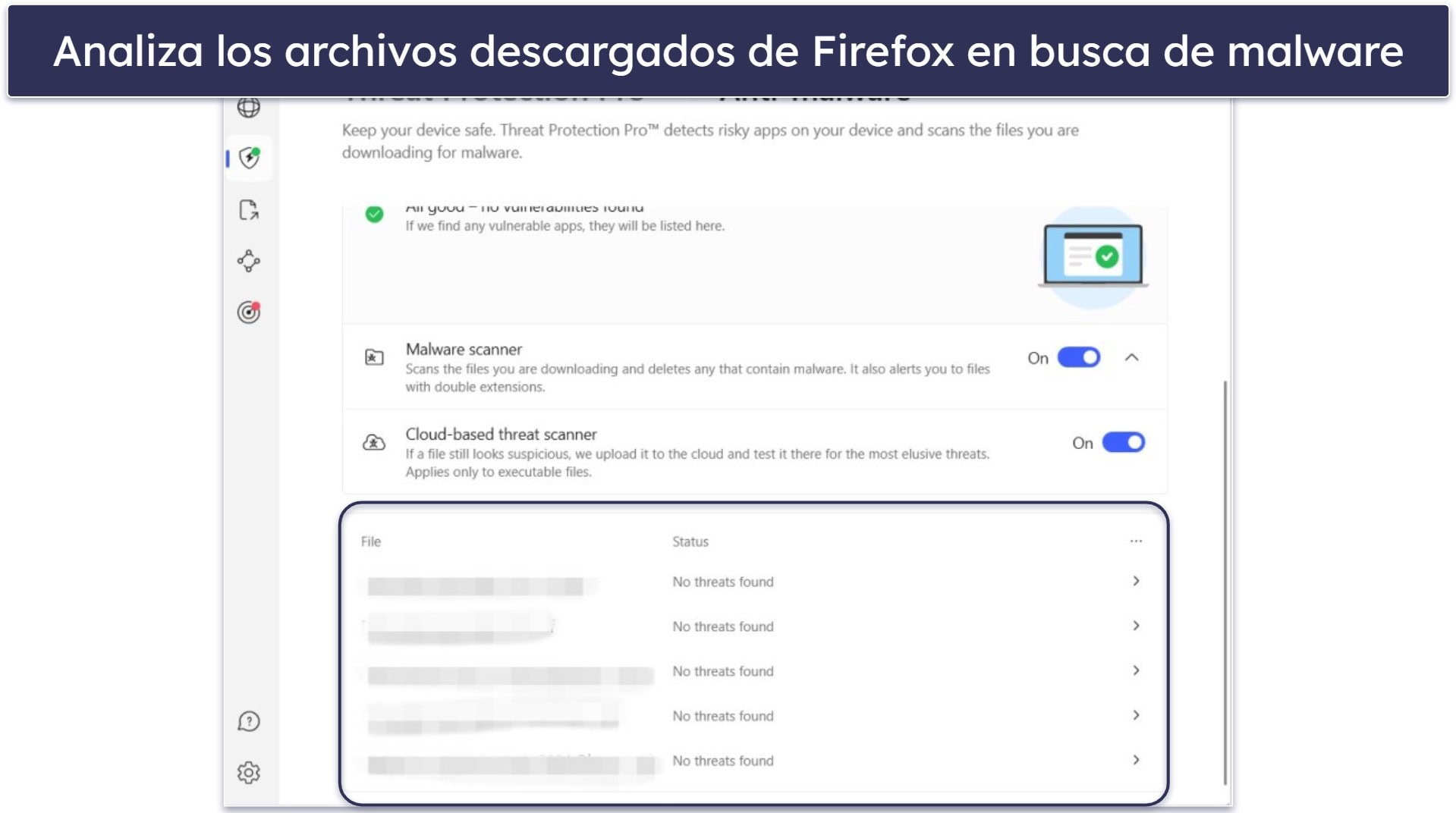 4. NordVPN: VPN segura para Firefox (desconexión automática avanzada y análisis de malware)