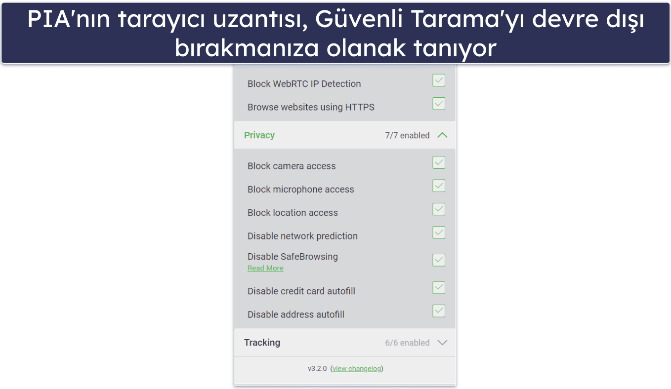 🥈 2. Private Internet Access — Harika Bir Tarayıcı Uzantısı ile Yüksek Güvenlikli Okul İçin VPN