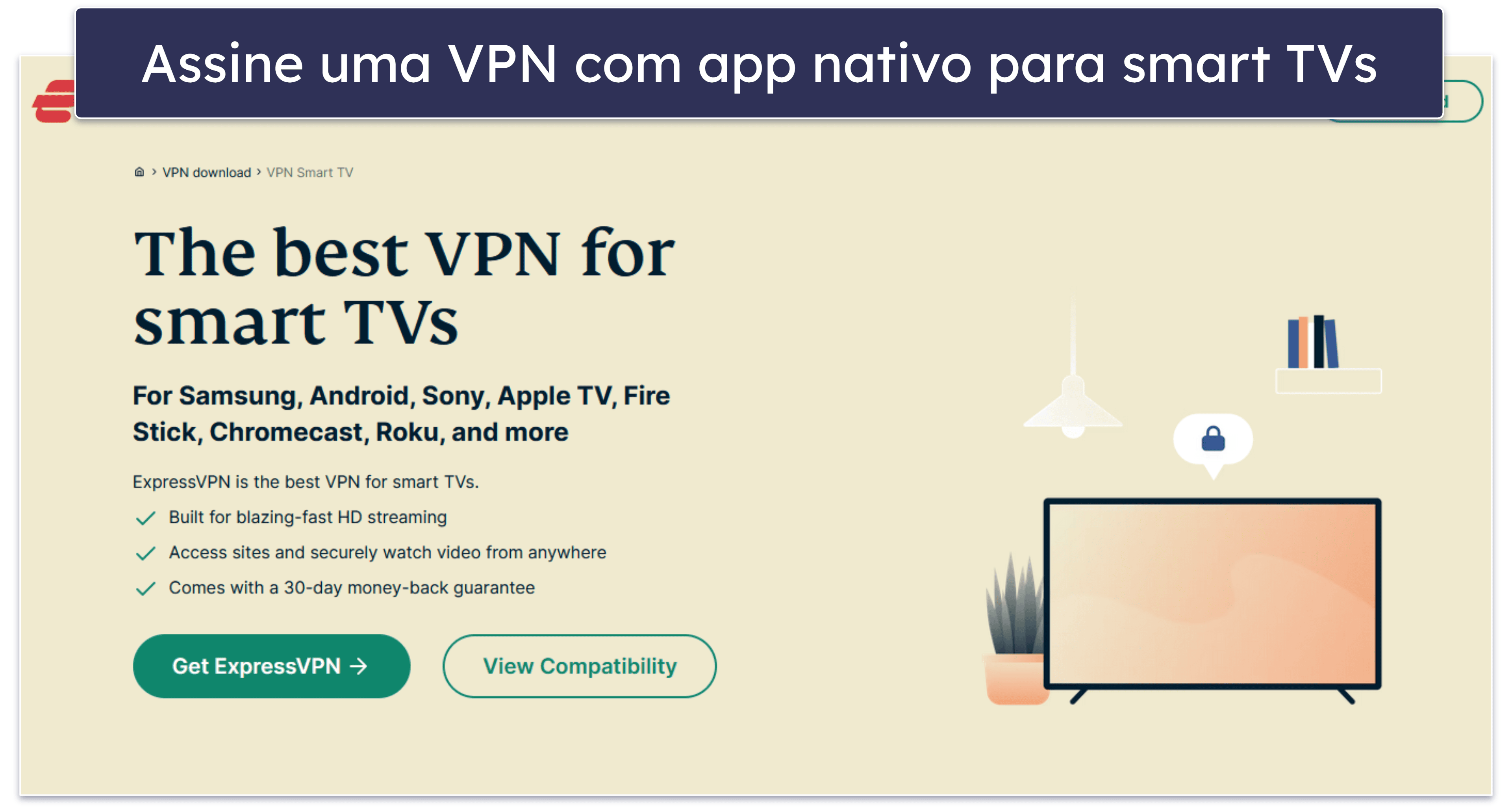 3 maneiras de mudar região da TV Samsung usando uma VPN