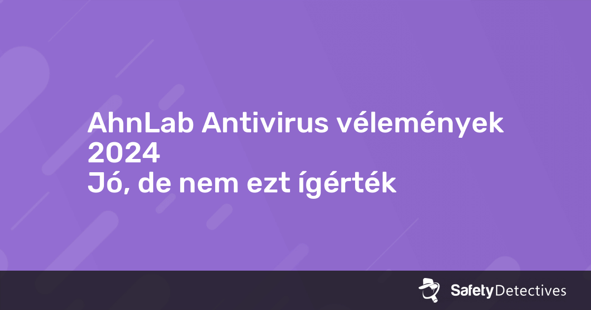 Ahnlab antivirus free