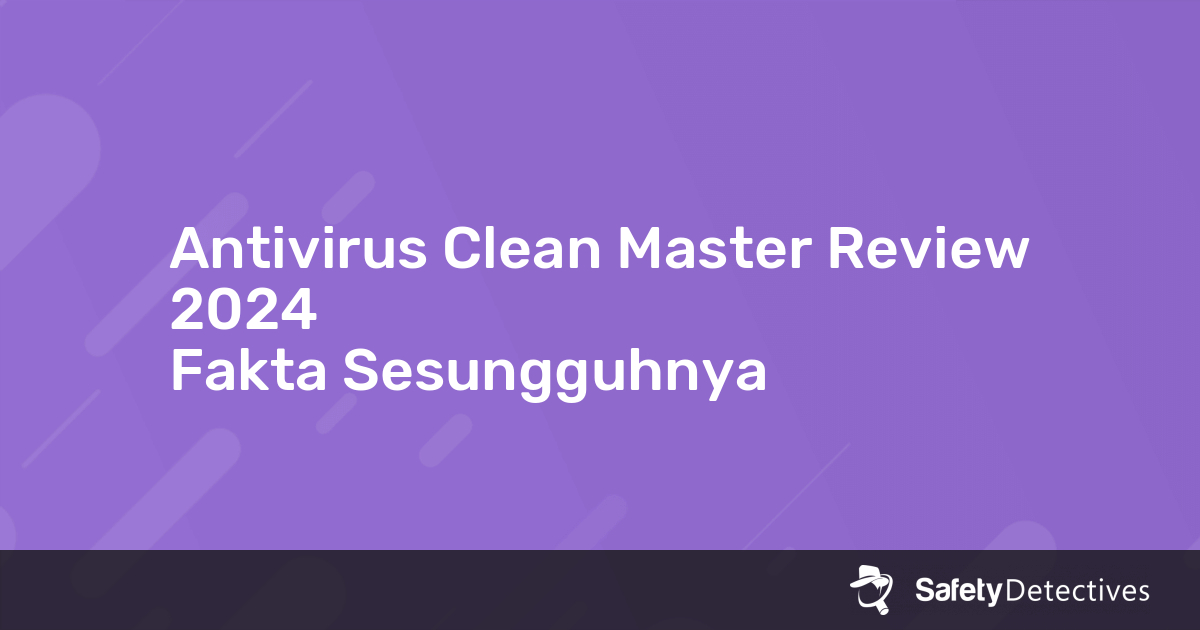 is clean master a virus