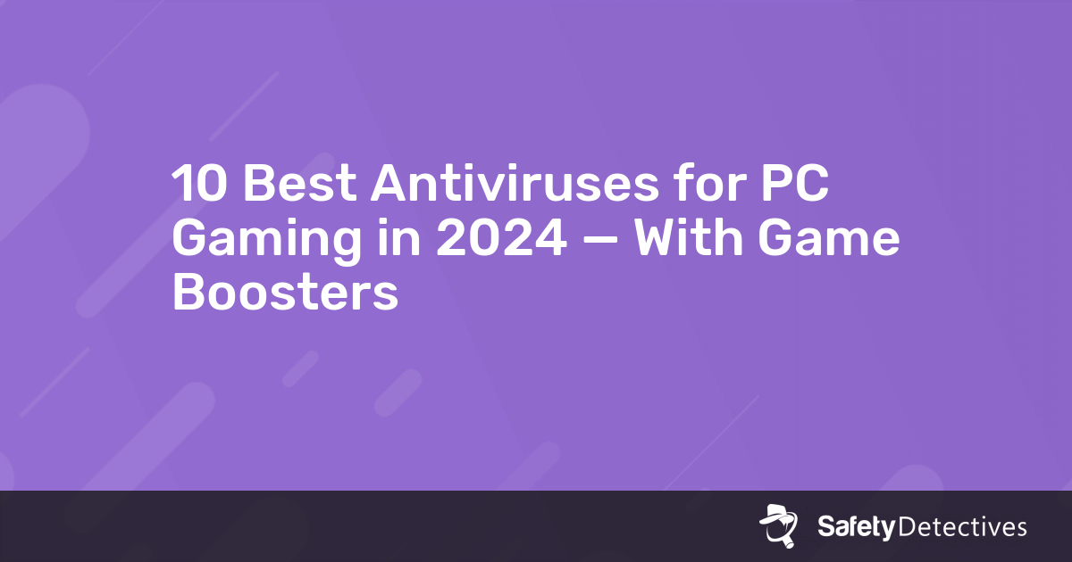 best free antivirus 2018 for gamers