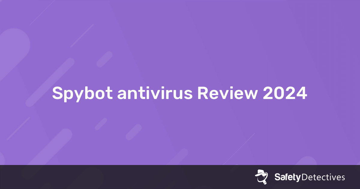 Spybot antivirus reviews 2024 Waarom 3.0 sterren?